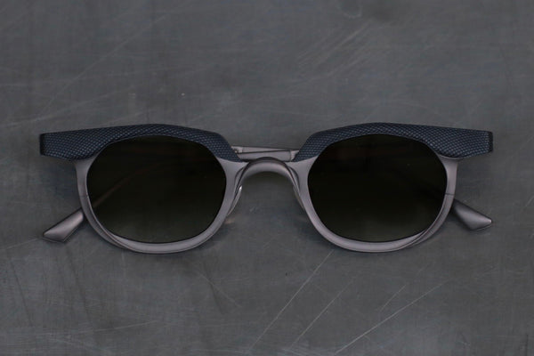 Rigards RG1002TI Series Pure Titanium Alloy Glasses RG-RG1002TI-SHHLP-F Dark Gray Black Frame Green Lenses